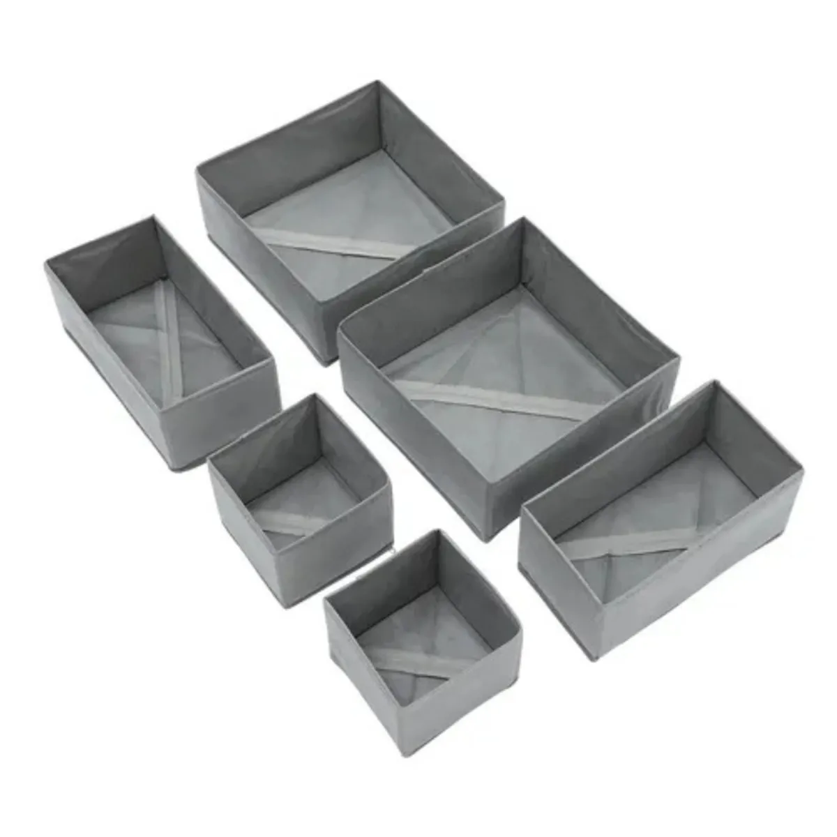 GENERICO - Set de 6 Organizadores de Ropa Interior Plegables para Cajón