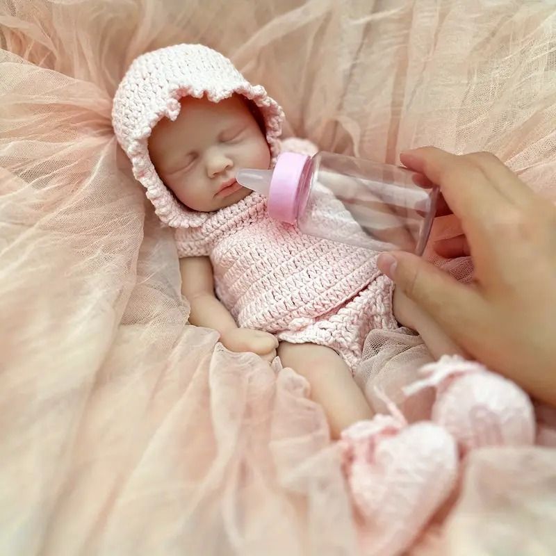 Bebe Reborn Silicona Ecoflex 30 cm Niña GENERICO