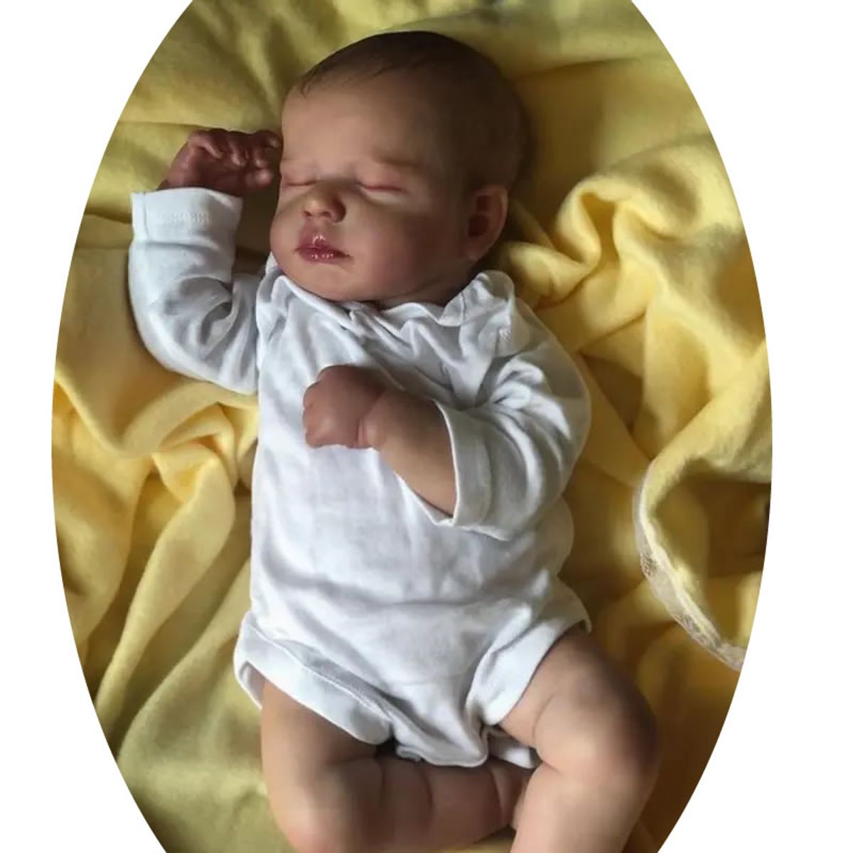 GENERICO - Bebe Reborn de Vinilo de Silicona - 49cm