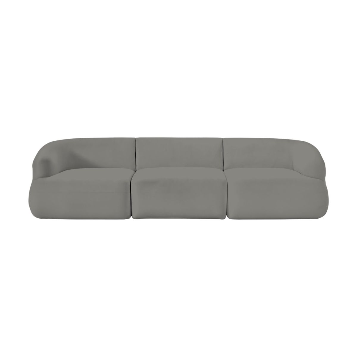BH BARAKA HOME PREMIUM - Sofá Premium Mezza - Gris Oscuro