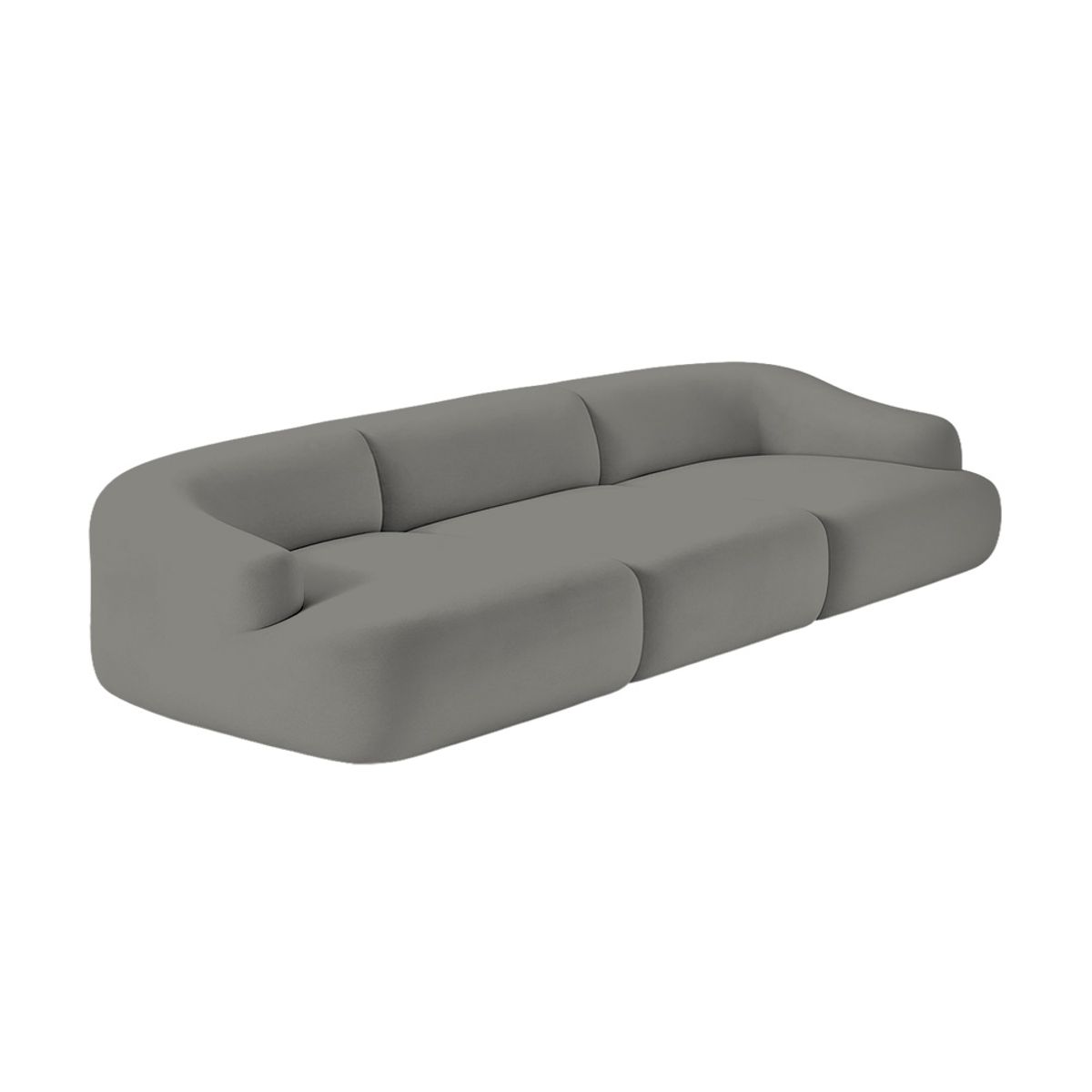 BH BARAKA HOME PREMIUM - Sofá Premium Mezza - Gris Oscuro