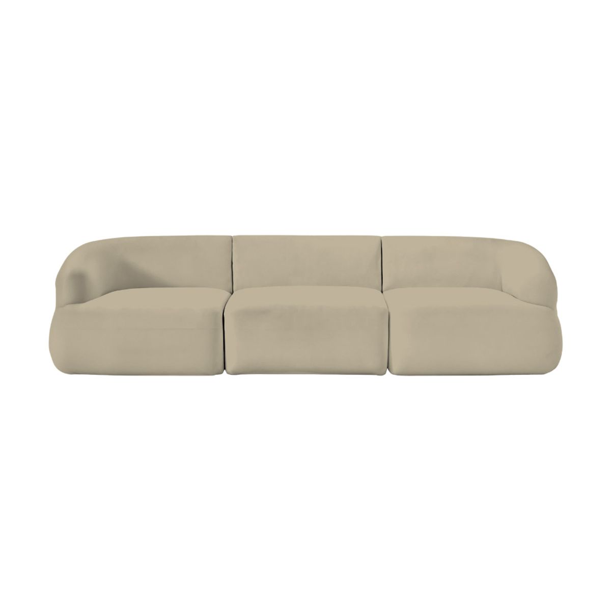 Sofá Premium Mezza - Beige Claro, marca BH BARAKA HOME PREMIUM - Foto Principal