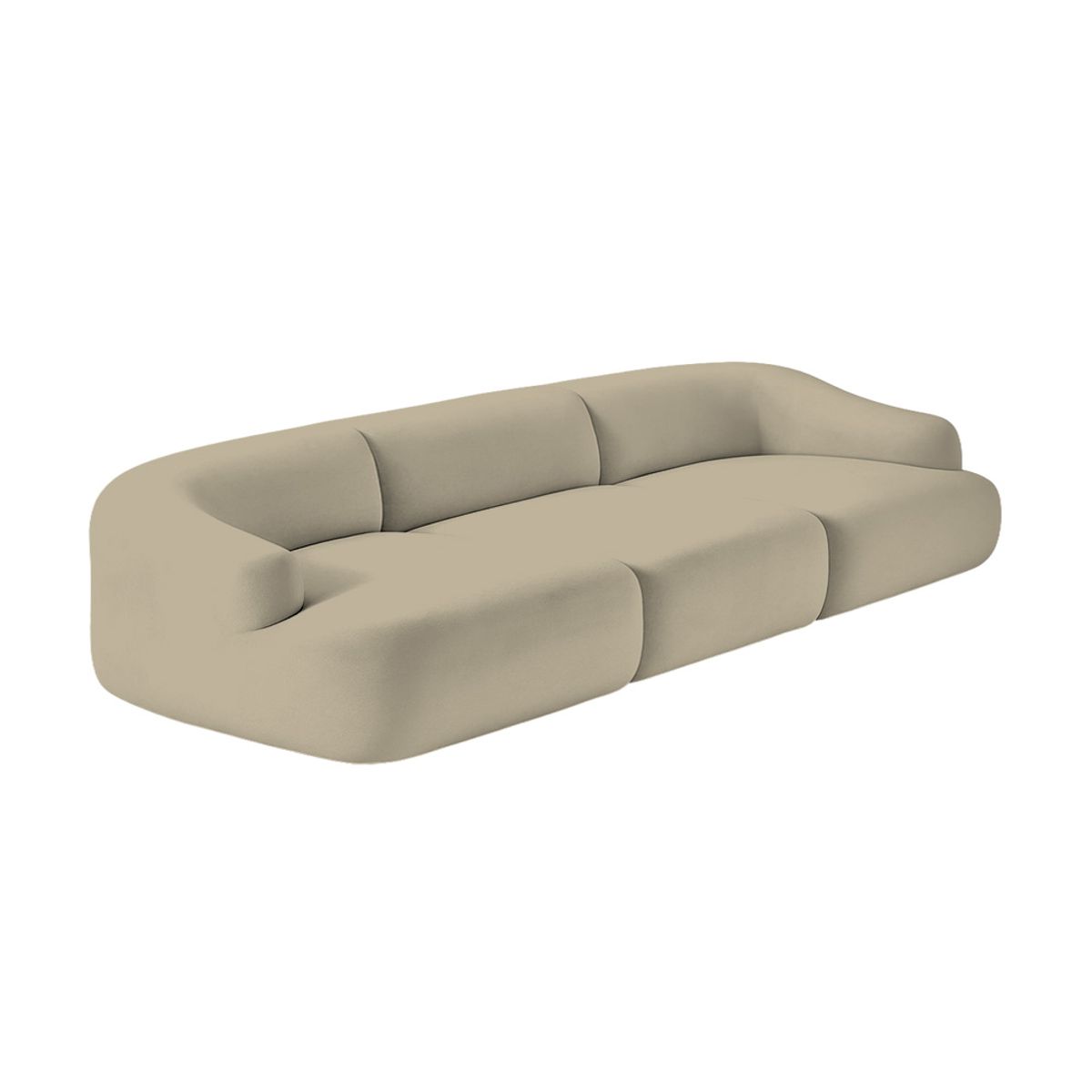 Sofá Premium Mezza - Beige Claro, marca BH BARAKA HOME PREMIUM - Foto 2