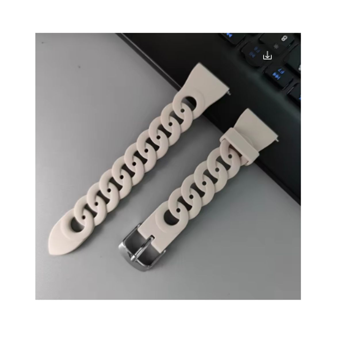 GENERICO - Correa Soft Trenzada para Apple Watch 45mm - BEIGE