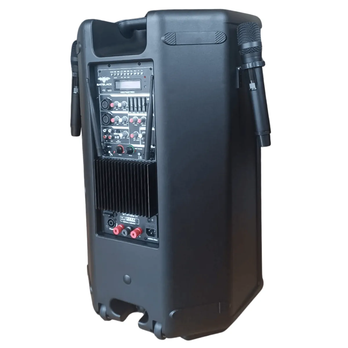 BATBLACK - parlante amplificado recargable de 15 batblack BT-5115A5-21