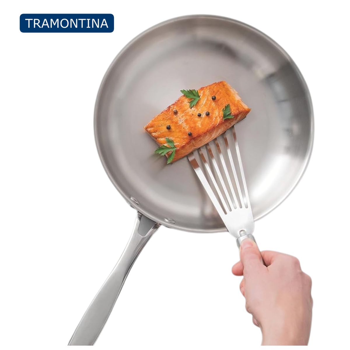 TRAMONTINA - Sartén Acero Inoxidable Grano 20 cm TRAMONTINA