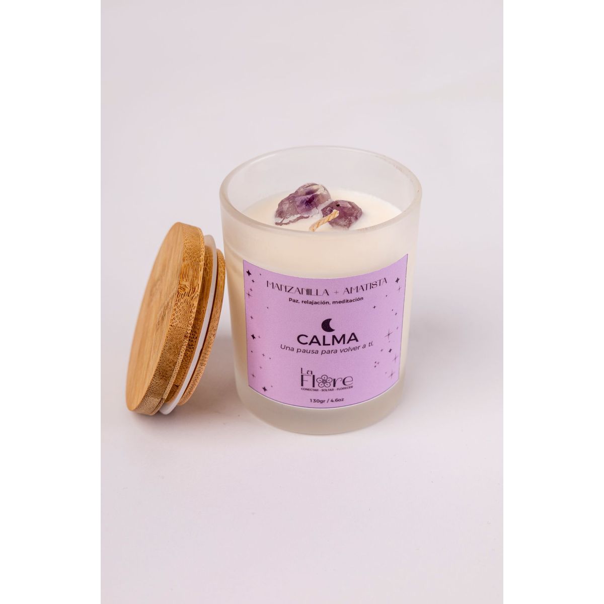 GENERICO - Vela de Soya Aromática "CALMA"  - Manzanilla de 160gr