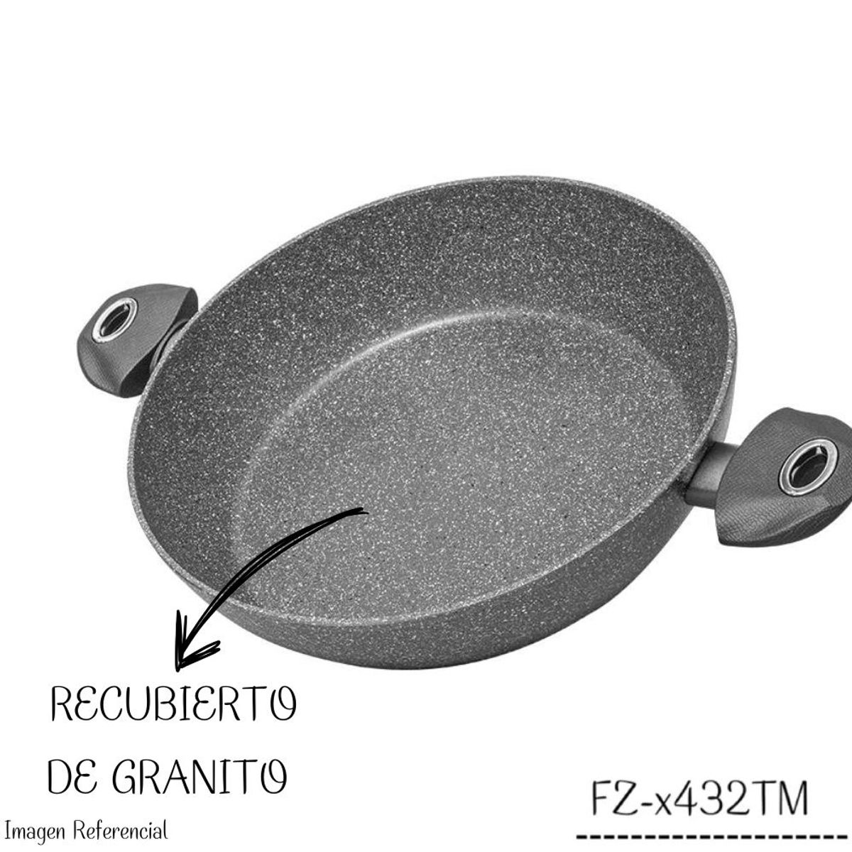FINEZZA - Perol Finezza Ultragranito 32 cm - FZ-X432TM / Gris