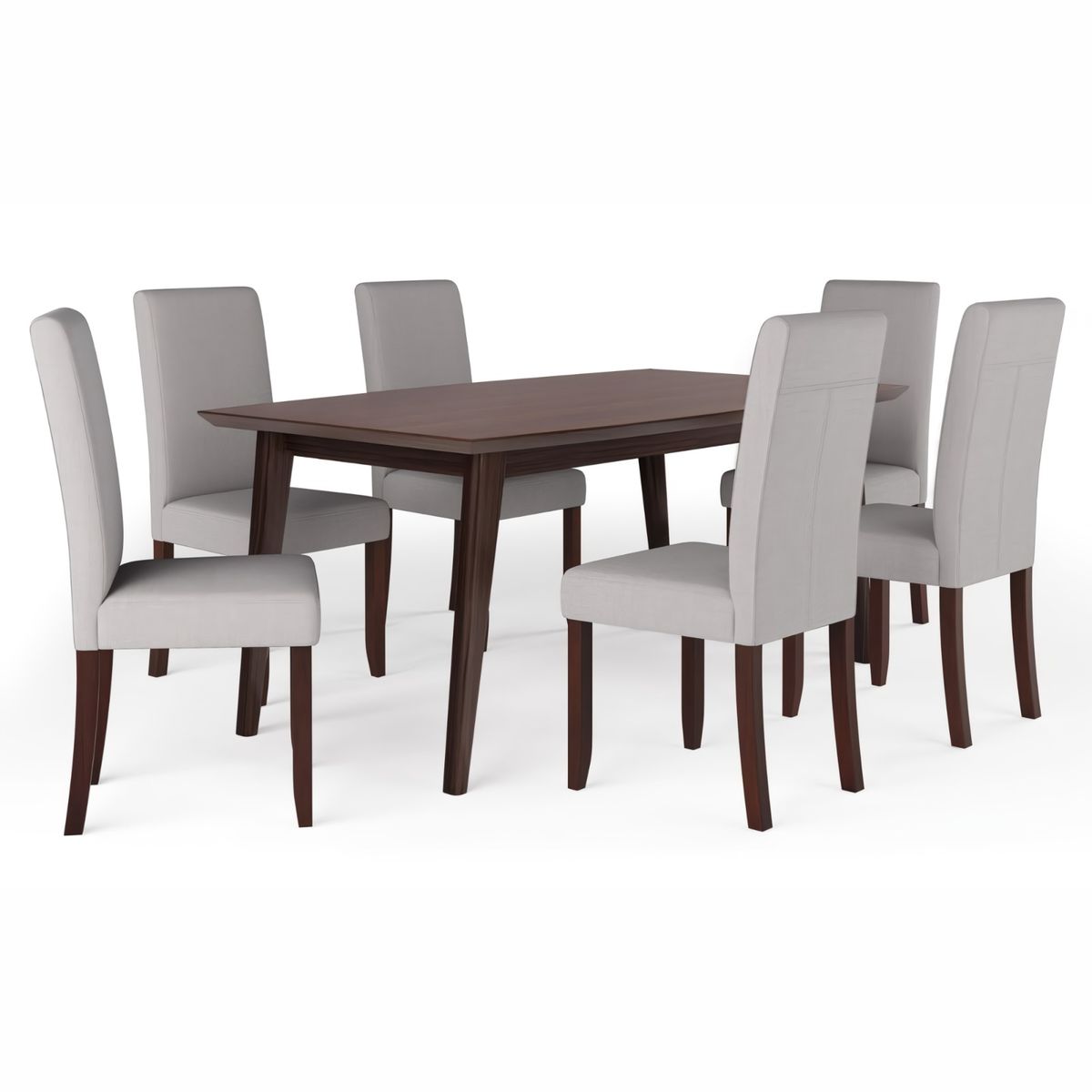 STIL NOVO - JUEGO DE COMEDOR 6 SILLAS ANTONIA GRIS CLARO