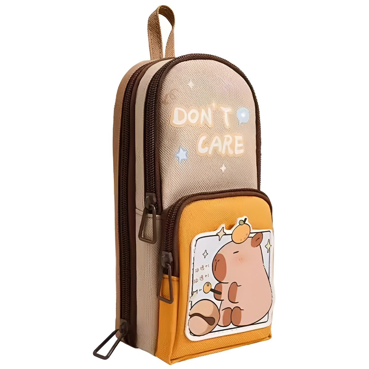 GENERICO - Cartuchera Capibara Espaciosa Diseño Dont Care