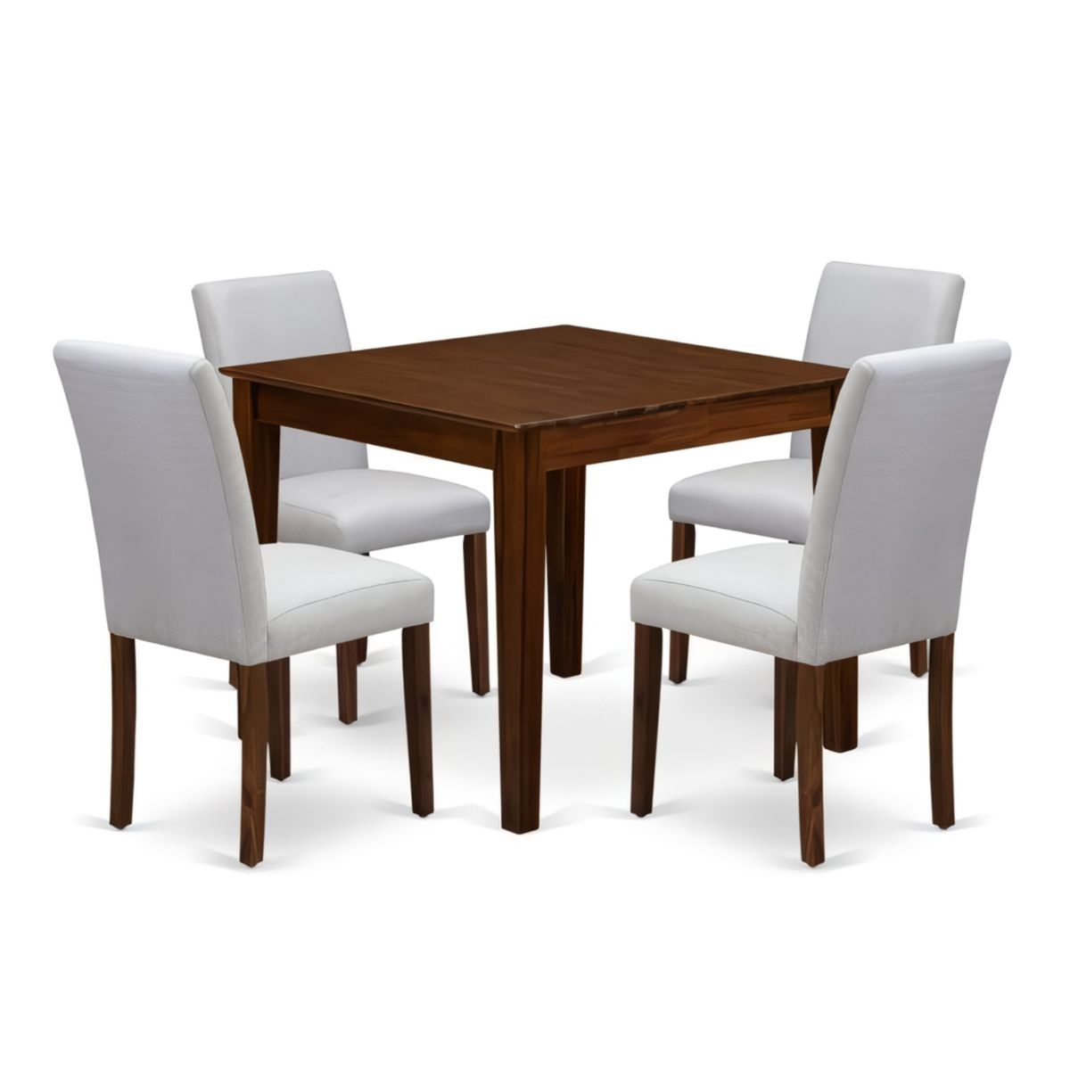 STIL NOVO - JUEGO DE COMEDOR 4 SILLAS ABRIL GRIS CLARO