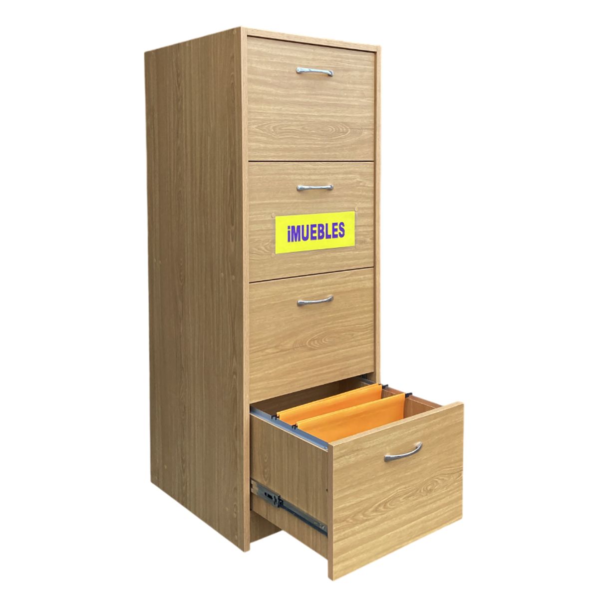 TEMEL - Archivador Oficina, Cajonera 04 Para Folder Colgante Llave.