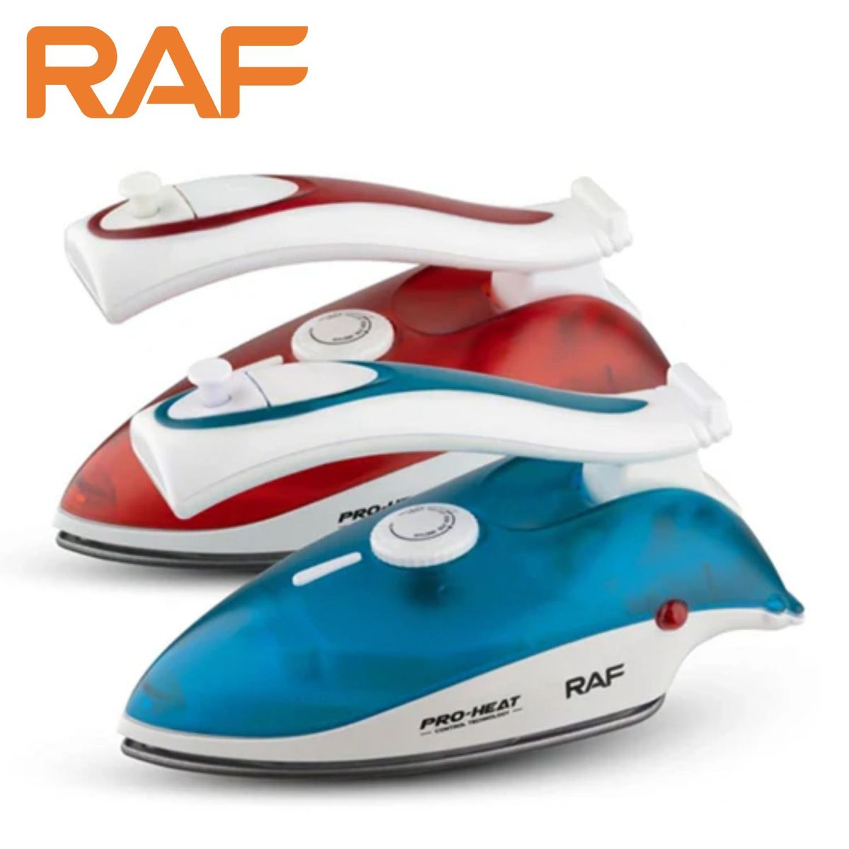 GENERICO - Plancha de vapor y seca plegable de viaje RAF R1259 Color Aleatorio