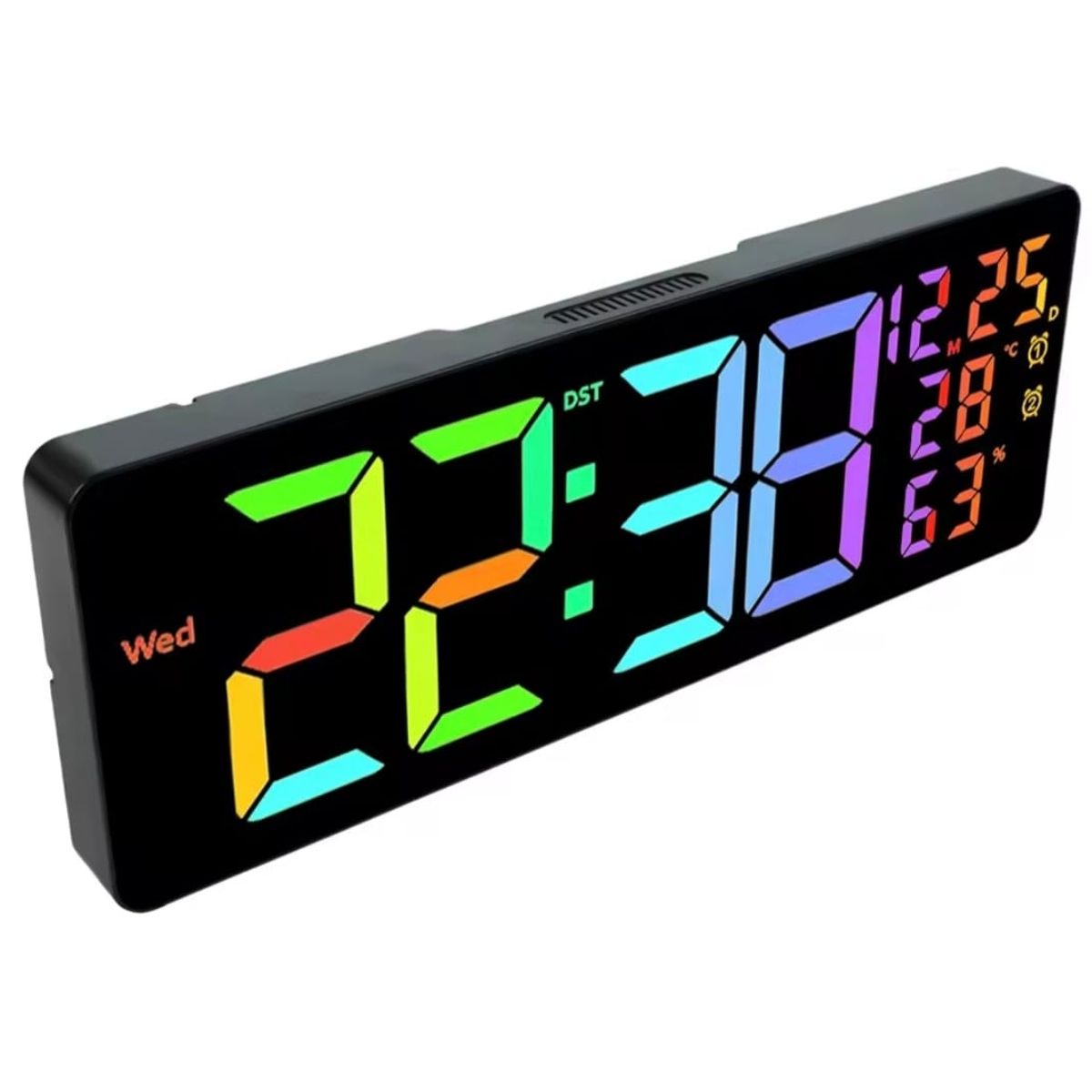 GENERICO - Reloj Digital de Pared Grande 42x16cm con Cronometro Temporizador