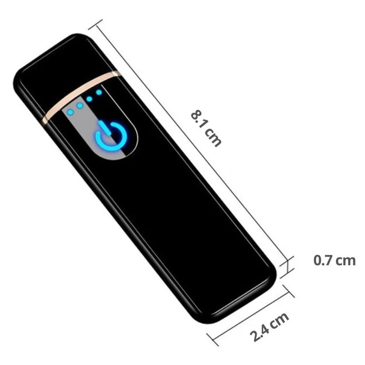 GENERICO - ENCENDEDOR RECARGABLE USB TACTIL