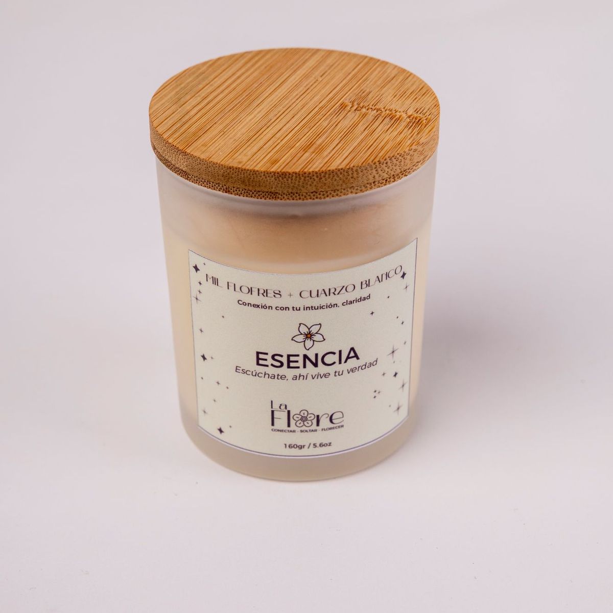 GENERICO - Vela de Soya Aromática "ESENCIA"  - Mil Flores 160gr