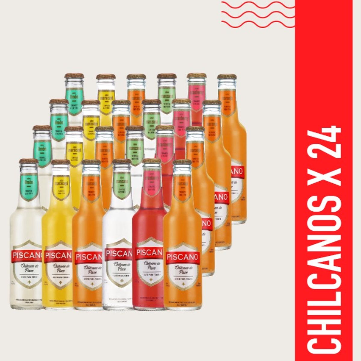 GENERICO - Piscano Surtido 275ml - 24 UND