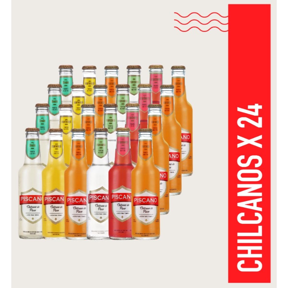 GENERICO - Piscano Surtido 275ml - 24 UND