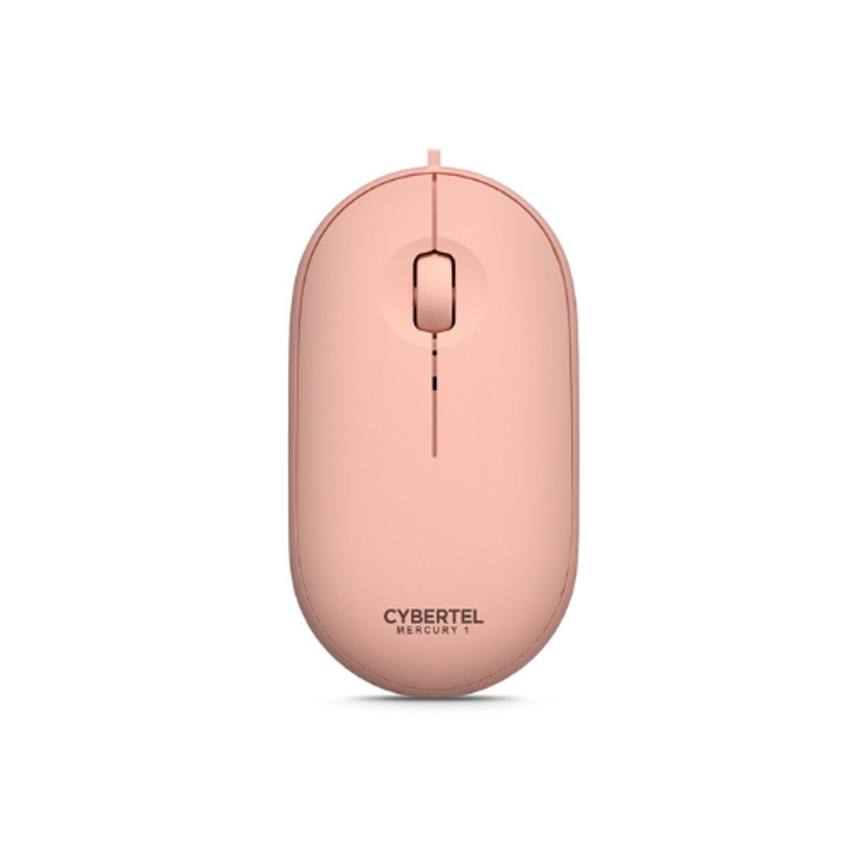 CYBERTEL - Mouse Óptico Alámbrico MERCURY 1 CYB M200K USB  Rosado CYBERTEL