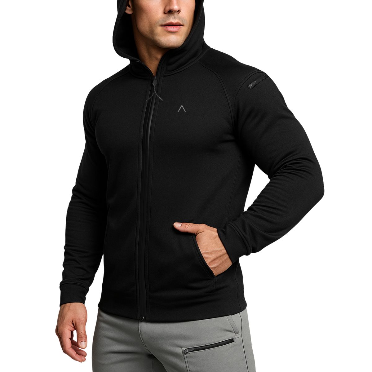 ALPHA FIT - Casaca Hombre Deportiva para entrenar - Gym - Ropa Deportiva Hombre
