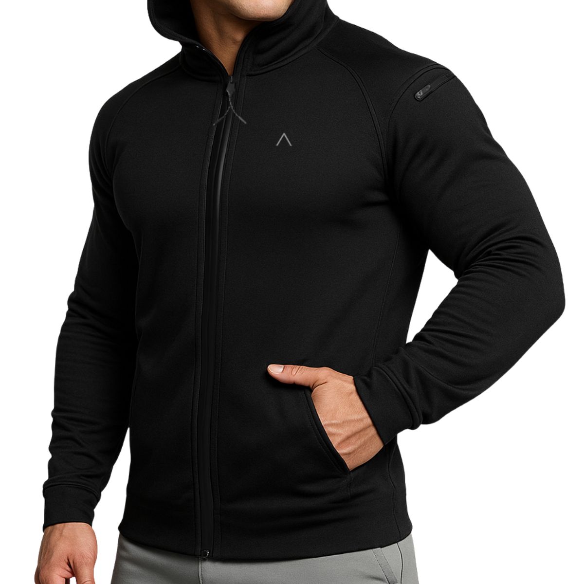 ALPHA FIT - Casaca Hombre Deportiva para entrenar - Gym - Ropa Deportiva Hombre