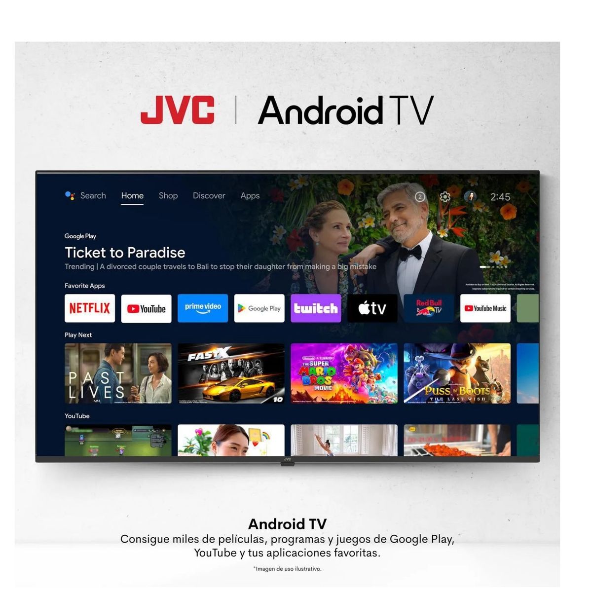 GENERICO - Televisor LED 65 " Ultra HD Android TV LT-65KB557