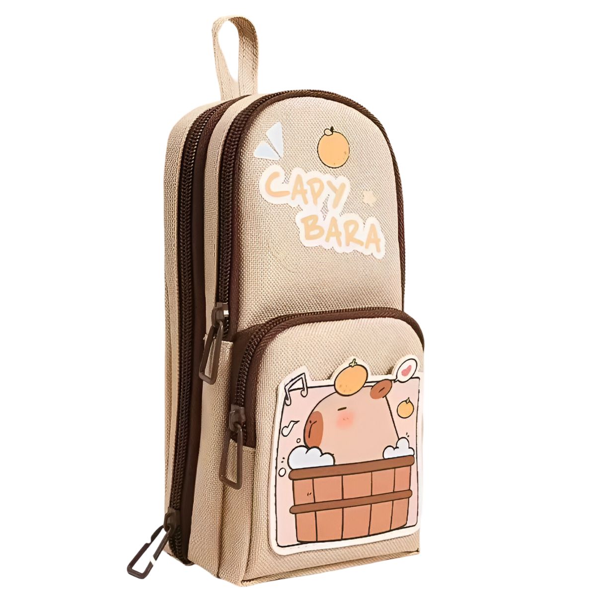 GENERICO - Cartuchera Capibara Espaciosa Diseño Capybara