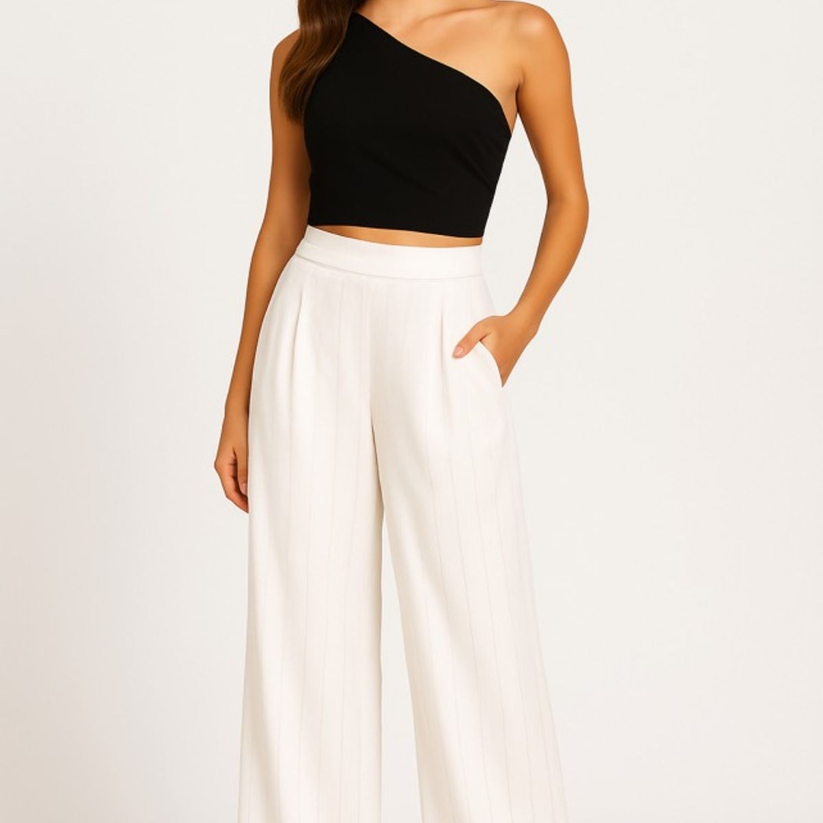 AMA OUTFITTERS - PALAZO CON LINEAS DORADAS CARTAGENA