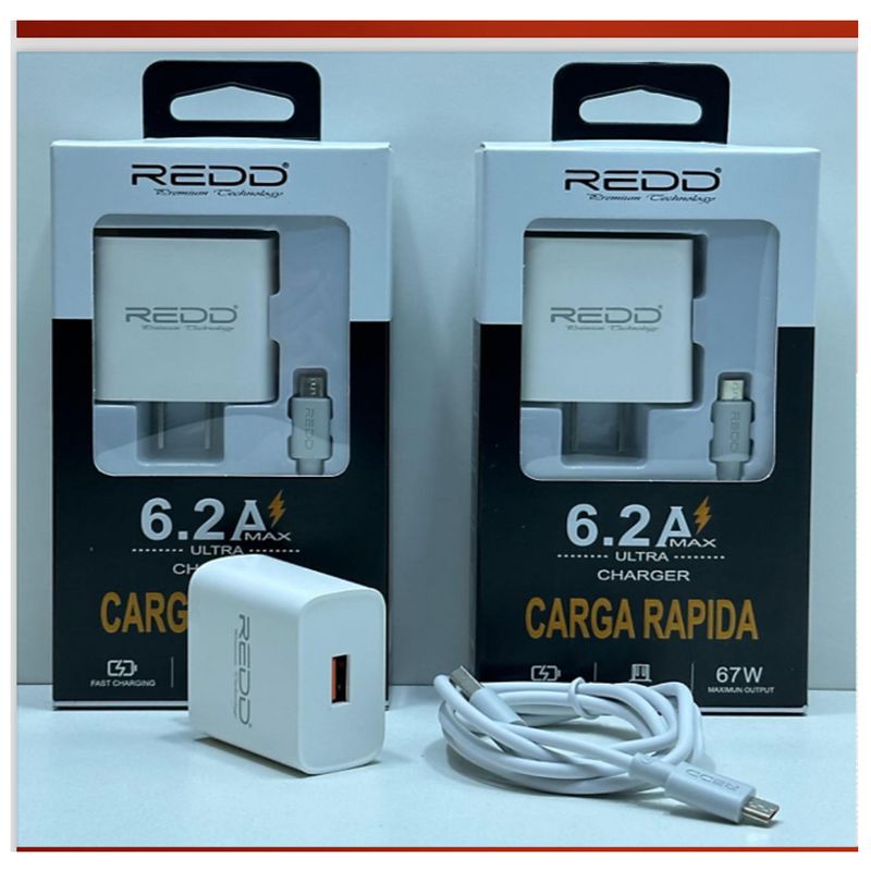 GENERICO - Cargador Para Celular De 6.2 A - Tipo V8