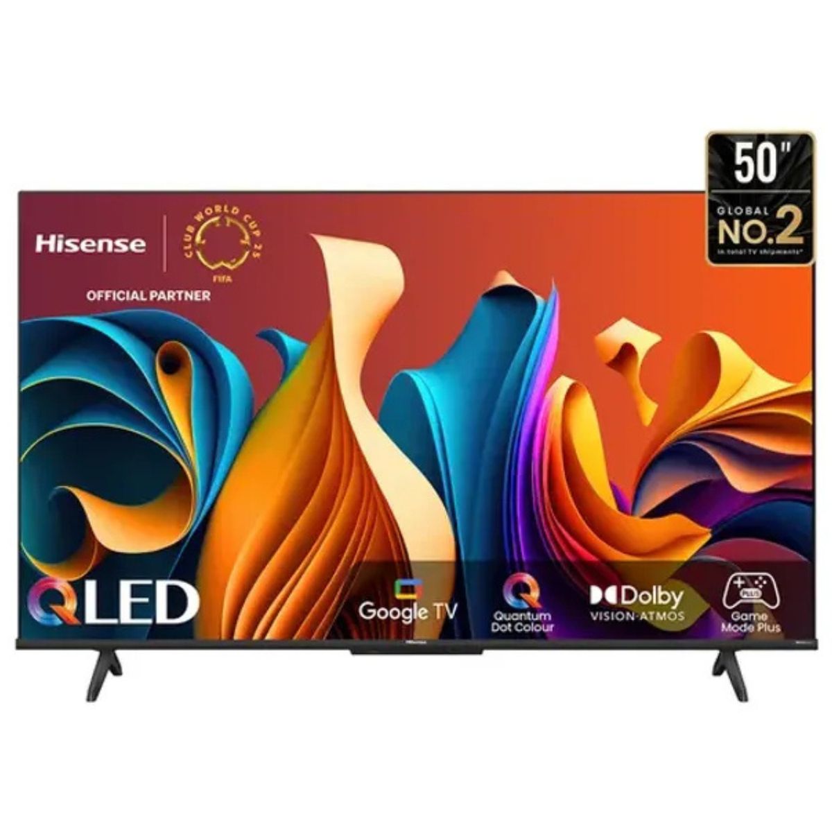 HISENSE - Televisor Hisense 50 50Q6N QLED 4K UHD Google Tv