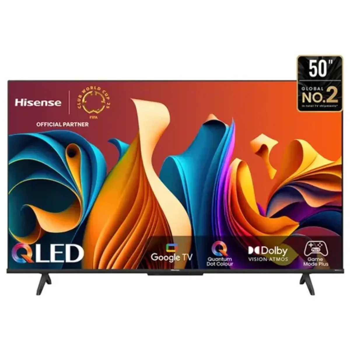 HISENSE - Televisor Hisense 50 50Q6N QLED 4K UHD Google Tv