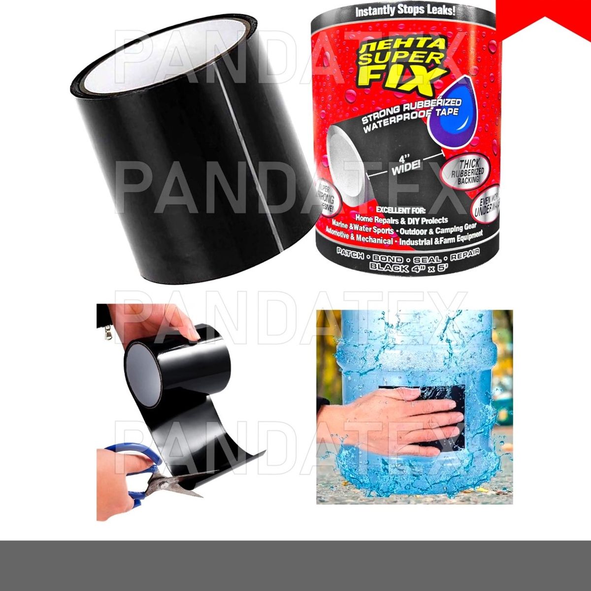 SM - CINTA IMPERMEABLE DE GOMA 5 METROS