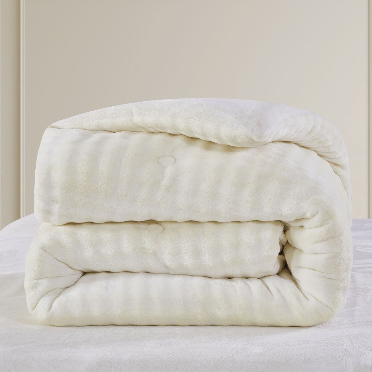 CASATEX - Set Edredon 2 Plz de Piel de Conejo c/ Piel de Angel 5 Piezas Premium