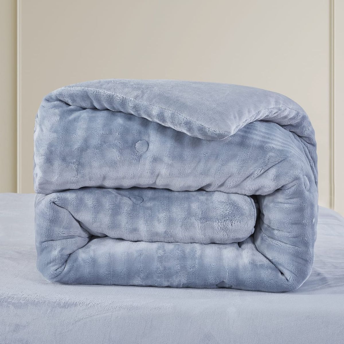 CASATEX - Set Edredon 2 Plz de Piel de Conejo c/ Piel de Angel 5 Piezas Premium