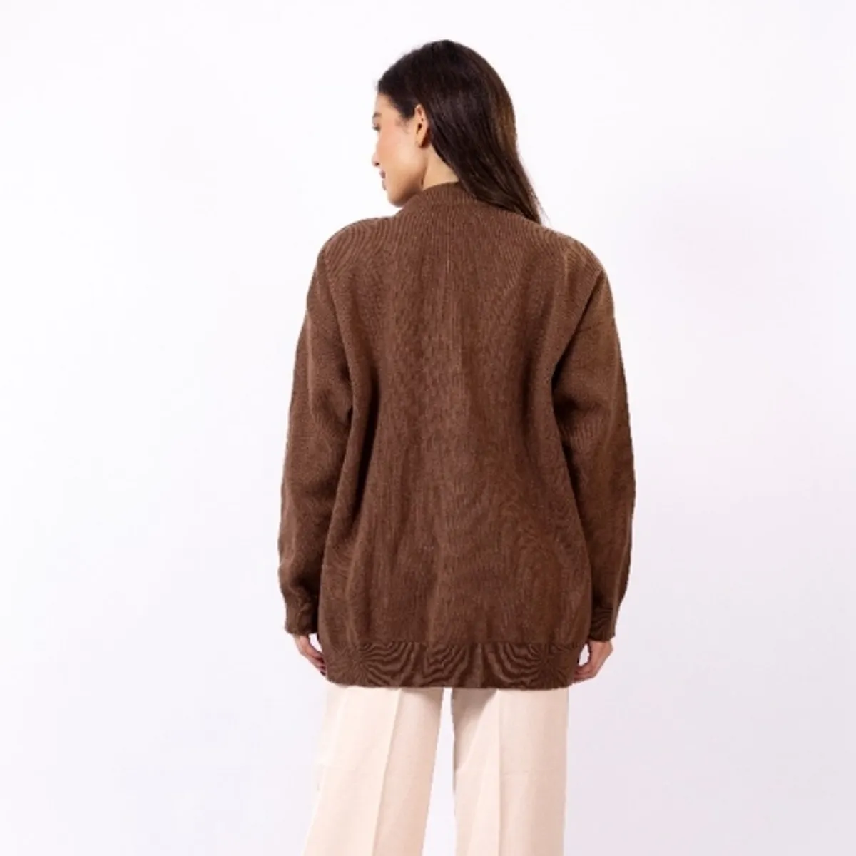 ANTAR - CARDIGAN CARMESI MANGA LARGA