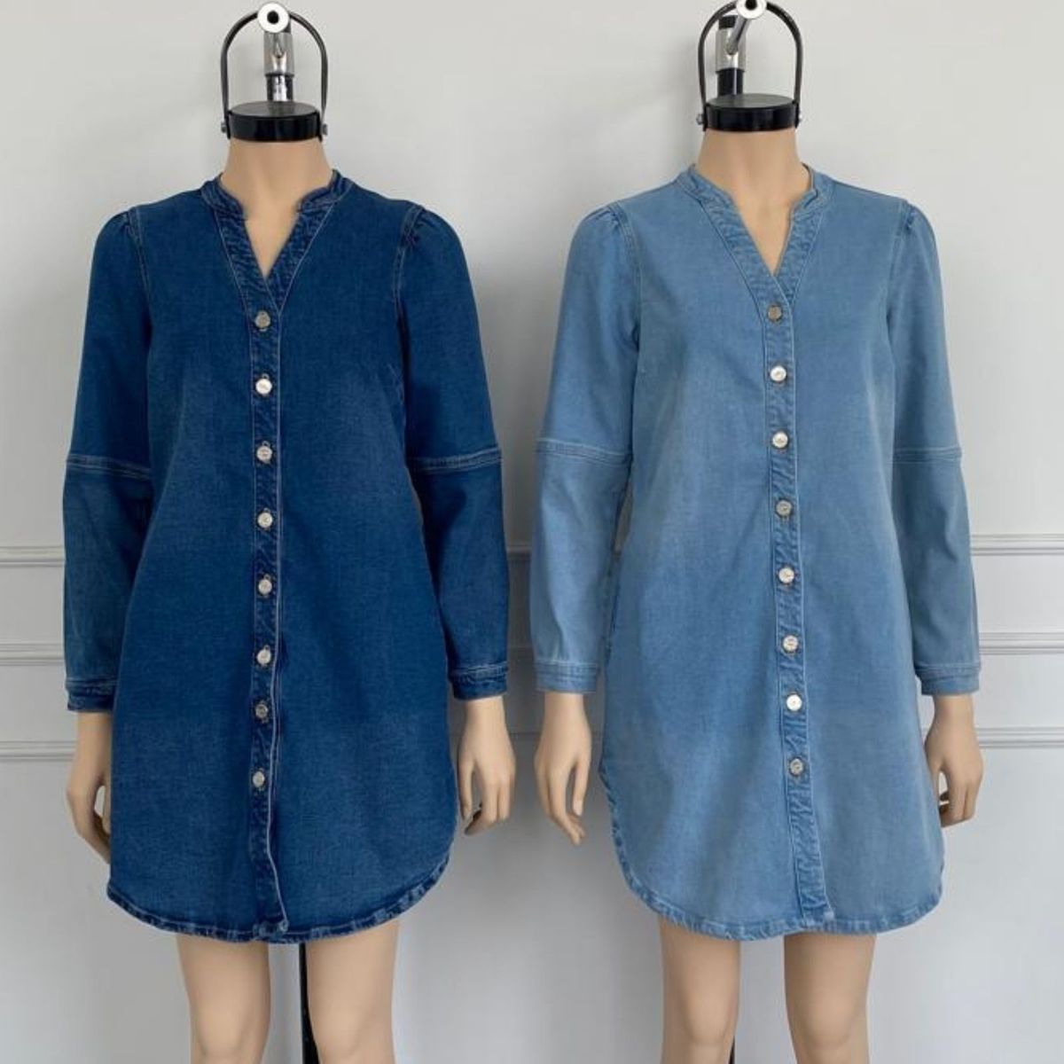 JHAN HIDS - Vestido Midi Denim Nasli