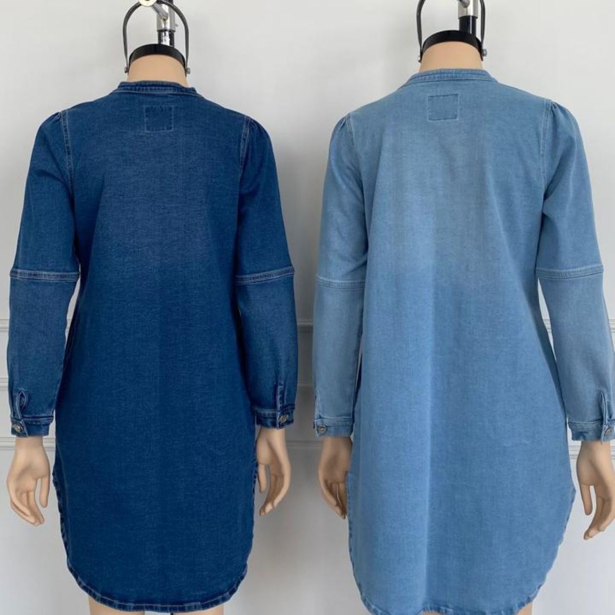 JHAN HIDS - Vestido Midi Denim Nasli