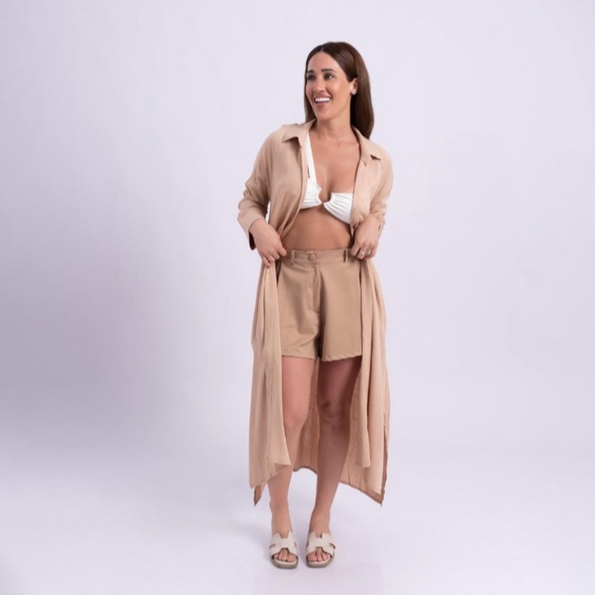 AMA OUTFITTERS - SOBRETODO DE LINO VITTORIA