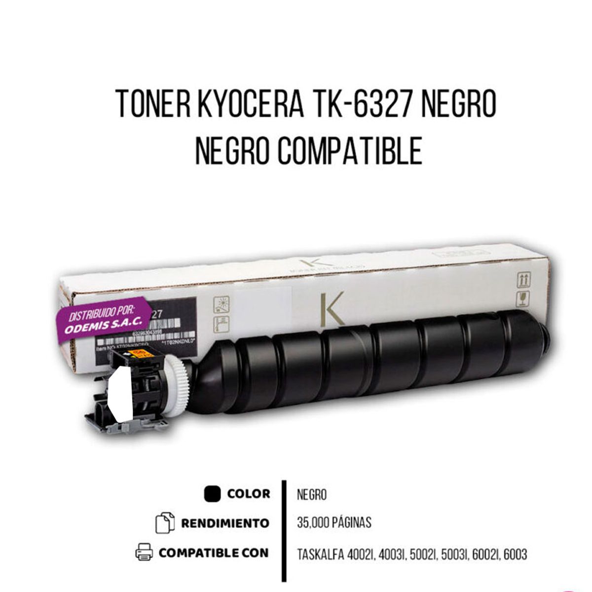 GENERICO - Toner Kyocera TK-6327 Negro 35.000 Pag 4500i Compatible