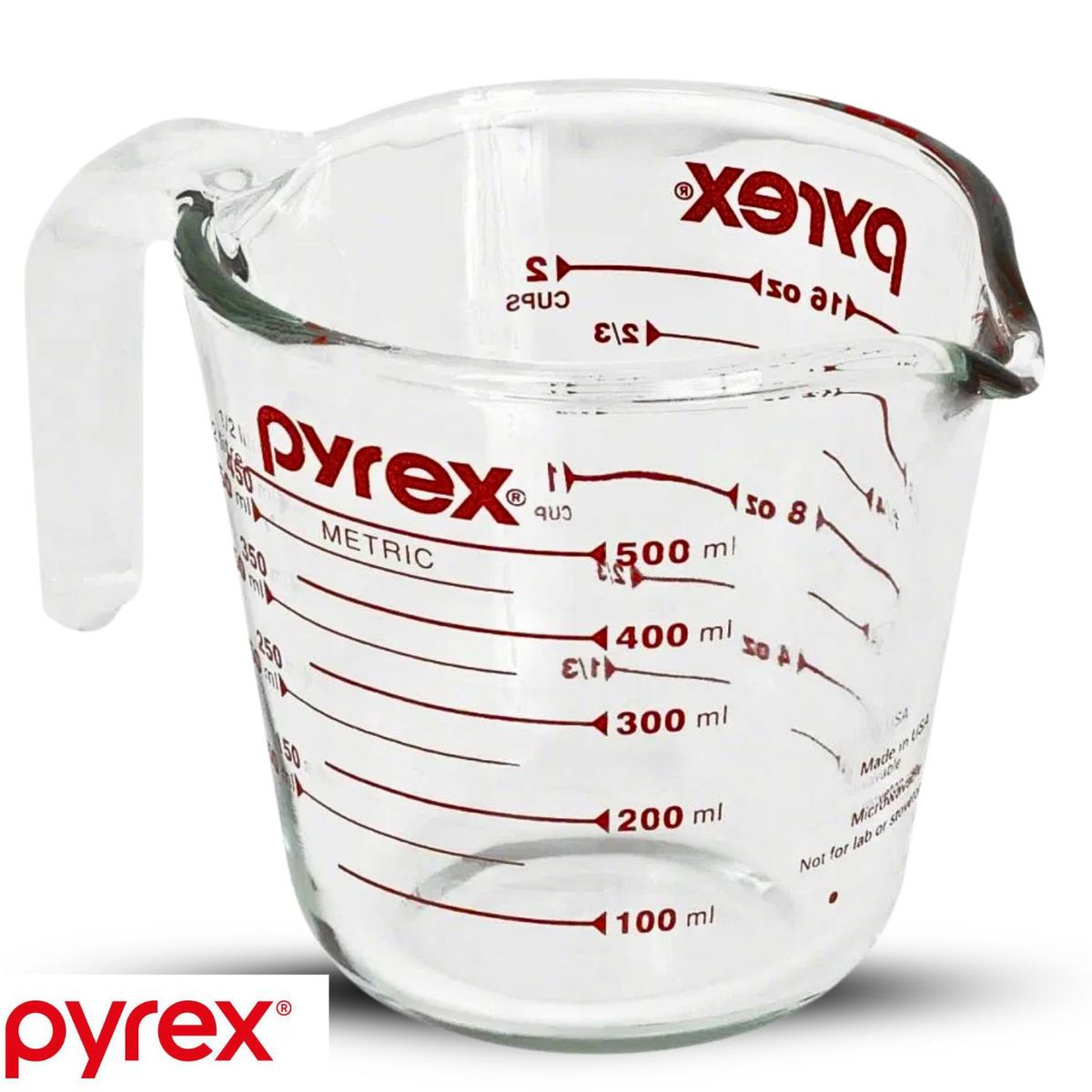 PYREX - Taza Medida 0.5 Lt (2 Tz) - Pyrex