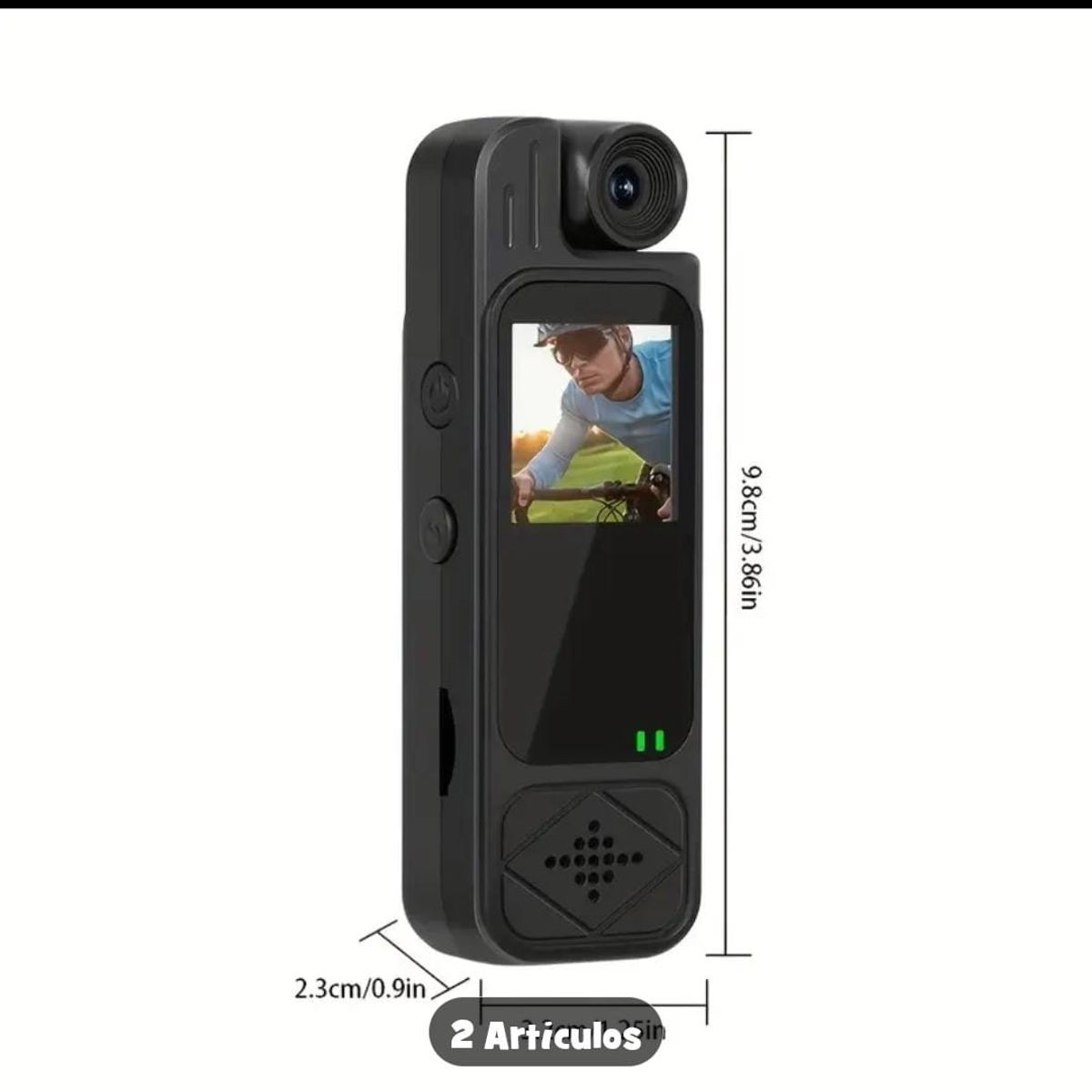 GENERICO - VIDEO CAMARA CORPORAL COLOR NEGRO