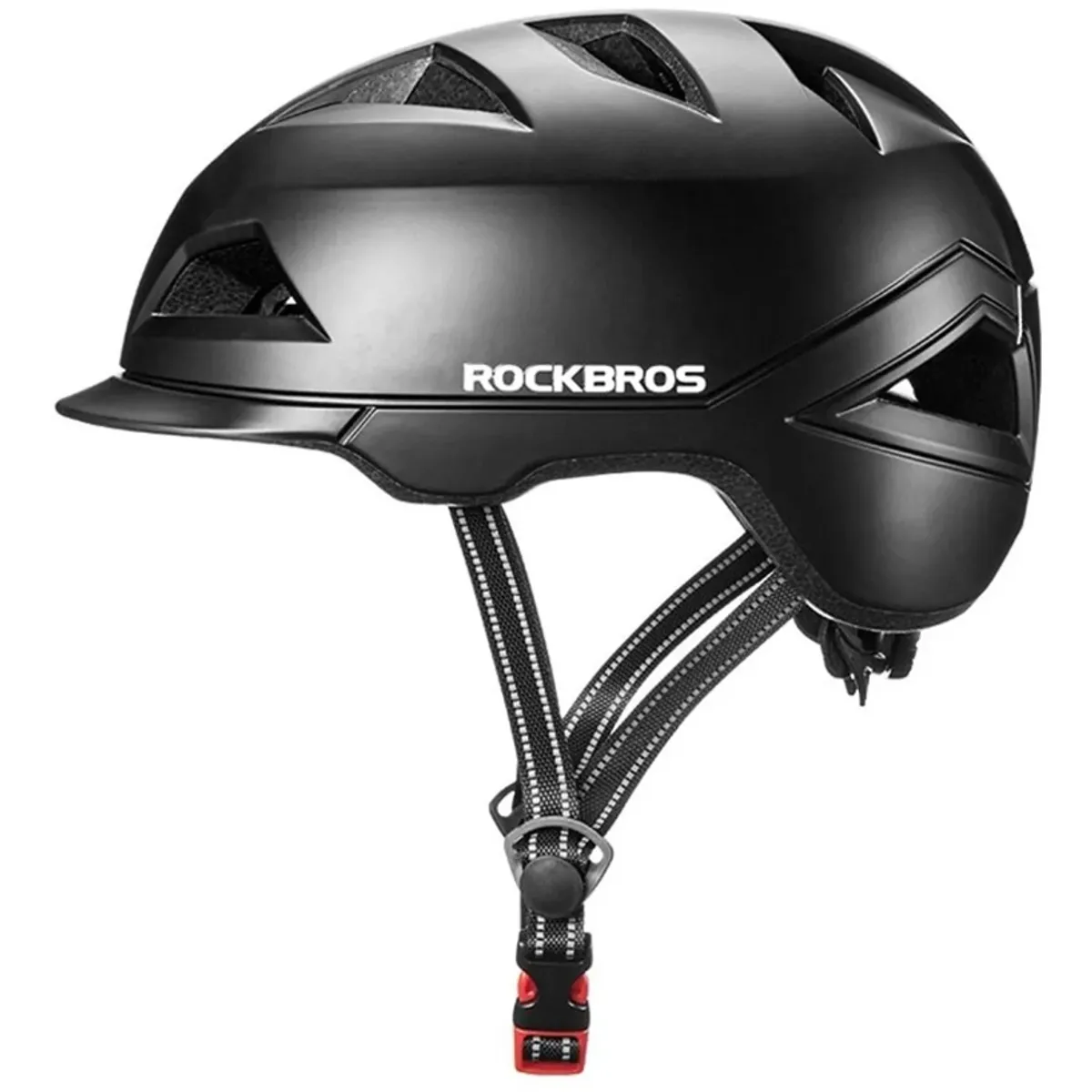 ROCKBROS - Casco bicicleta Urbano Certificado ligero Rockbros TS-56 Negro
