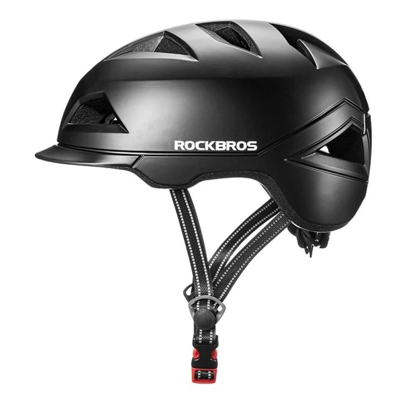 ROCKBROS - Casco bicicleta Urbano Certificado ligero Rockbros TS-56 Negro