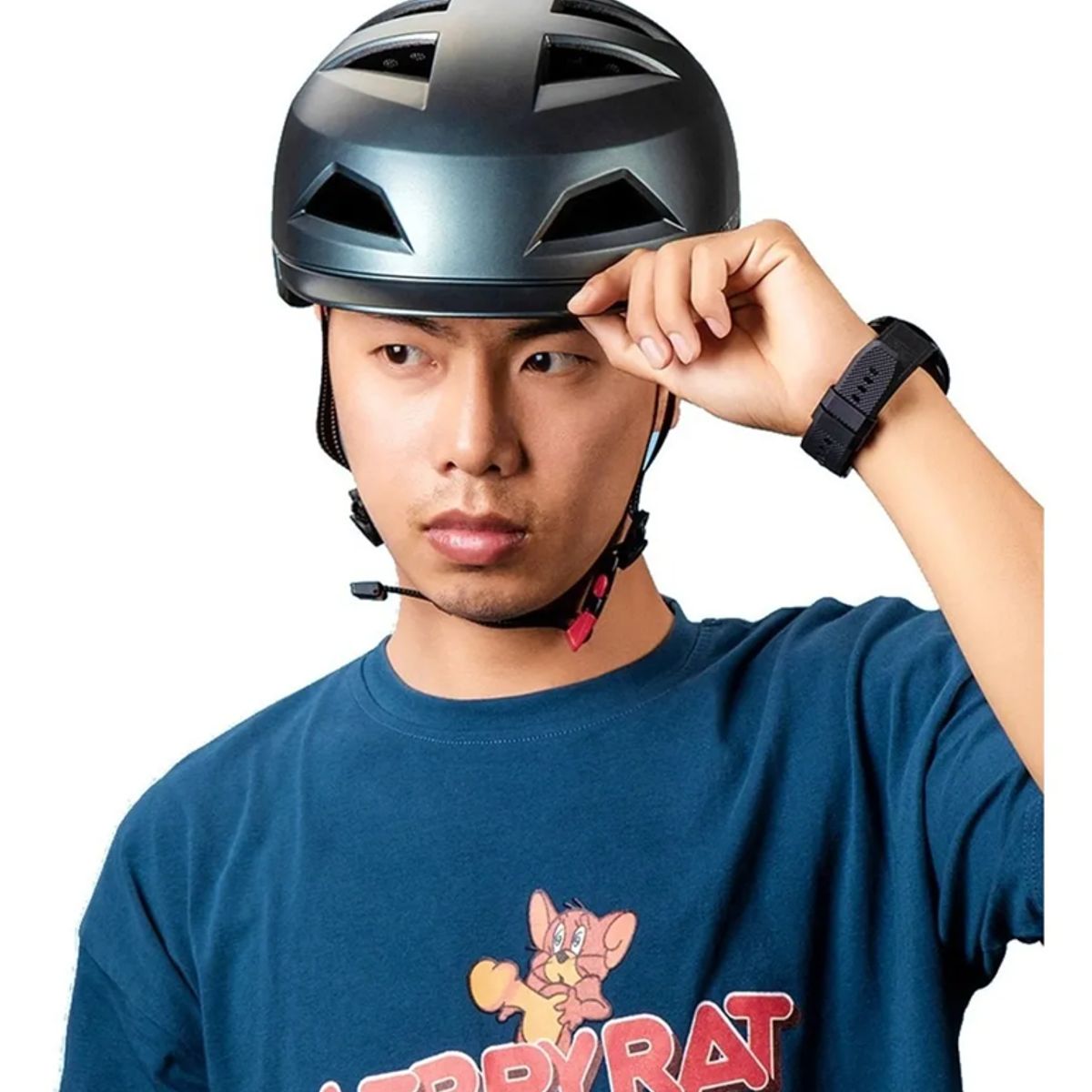 ROCKBROS - Casco bicicleta Urbano Certificado ligero Rockbros TS-56 Negro