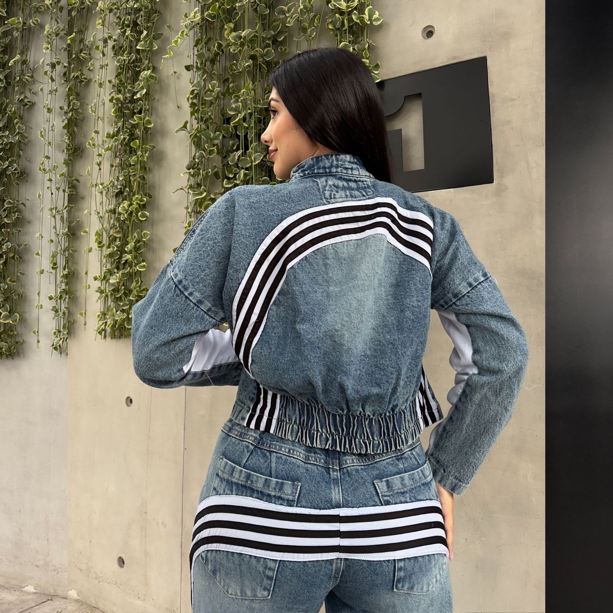 BENCUS JEANS - Casaca Jean Mujer Mangas Largas