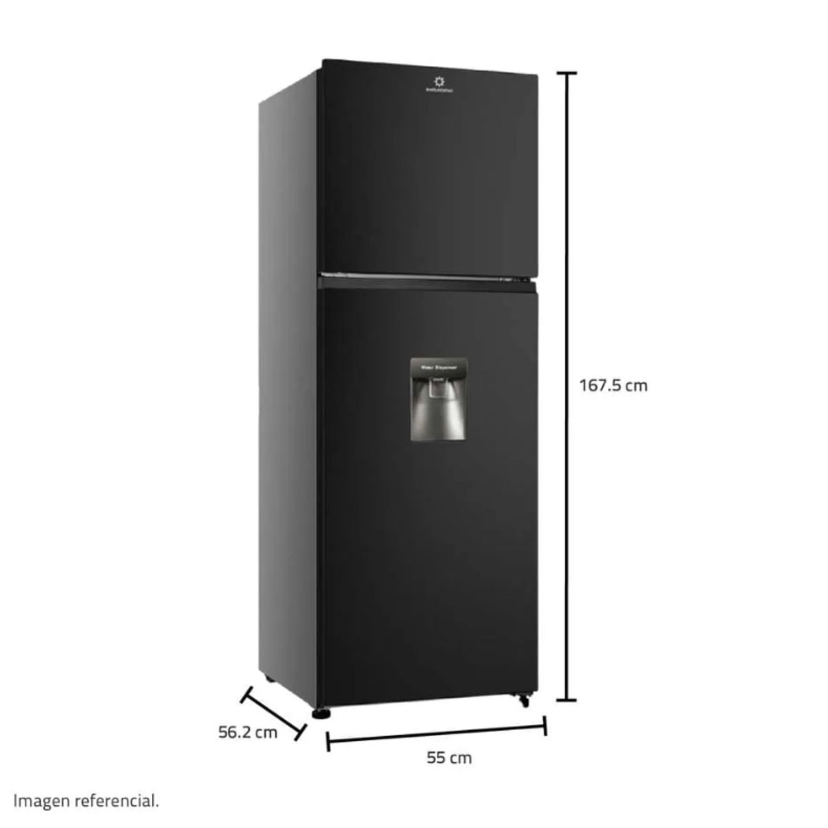 INDURAMA - Refrigeradora INDURAMA 245L No Frost RI-389DNI Negro