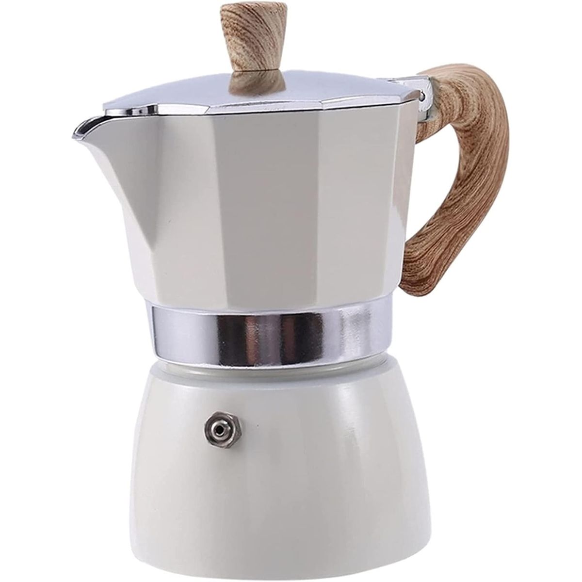 GENERICO - Cafetera  vintage blanco  9 tazas