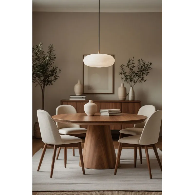 STIL NOVO - JUEGO DE COMEDOR 4 SILLAS KIARA BEIGE CLARO