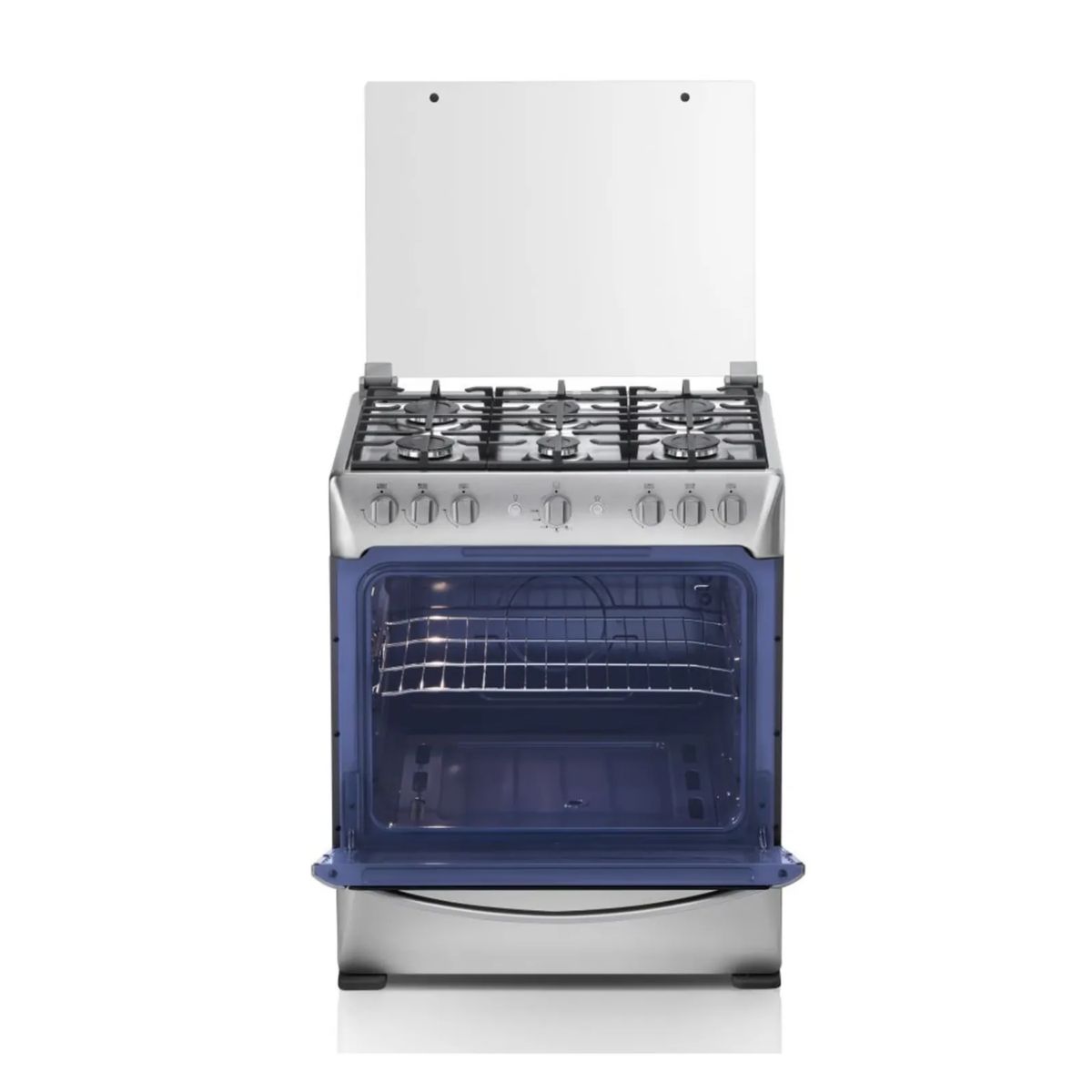 INDURAMA - COCINA INDURAMA PARMA ZAFIRO 6 HORNILLAS CROMA