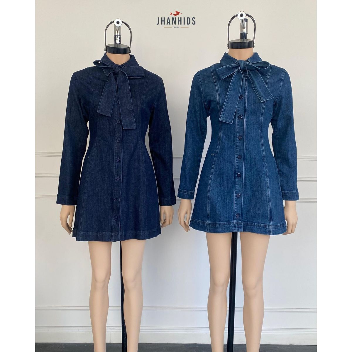 JHAN HIDS - Vestido Denim Corto Wanda